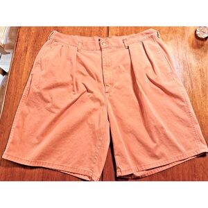 Vintage Polo Ralph Lauren Shorts Men 42 Corel Pleated ChinoShorts Cotton 90s USA